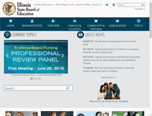 Tablet Screenshot of isbe.net