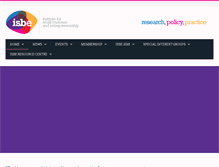 Tablet Screenshot of isbe.org.uk